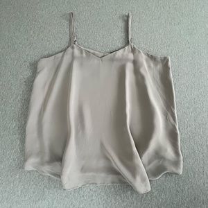 Torrid Sophie Chiffon Double Layer Swing Cami | Sleeveless Blouse | Sz 0x | Gray